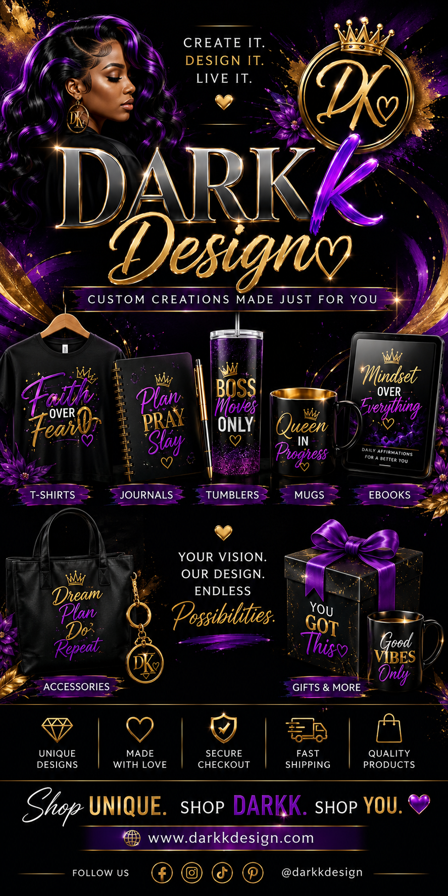 CREATE IT. DESIGN IT. LIVE IT.